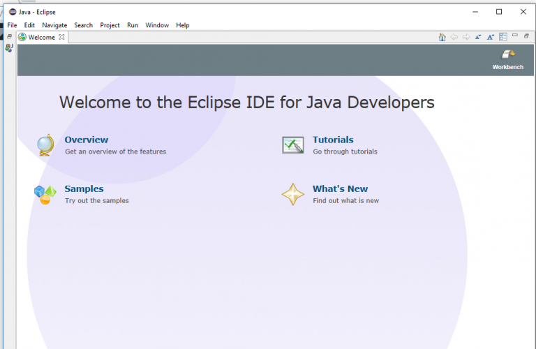 Как открыть проект в eclipse java